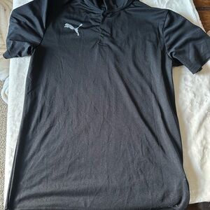 3 Puma Men's Charcoal, Blue, White Polo Shirts